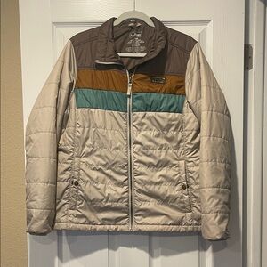 L.L. Bean Multicolor Puffer Jacket